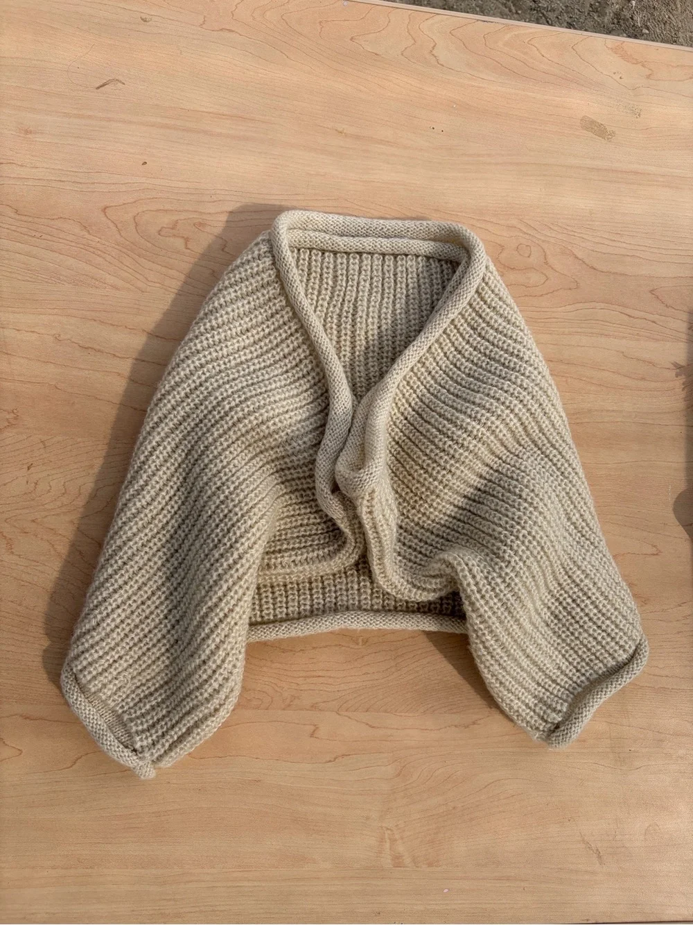 Unisex Large warm knitted long winter scarf